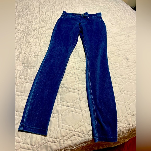 Hue small blue jeans stretchy - Picture 1 of 3